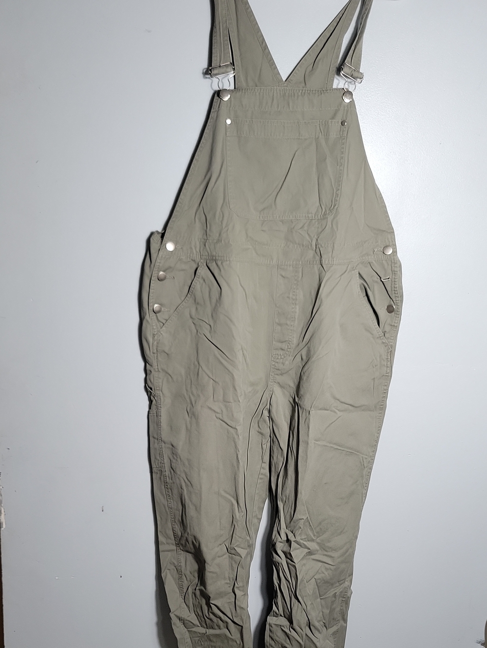 Cherokee Olive Green Overalls XL 100 Cotton